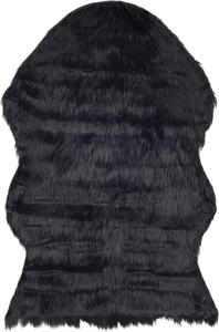 Ковер SAFAVIEH, 61 x 92 см, Faux Sheep Skin Collection Black FSS115B Silken Glam