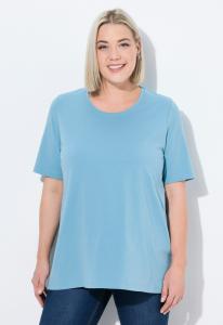 Футболка Ulla Popken RUNDHALSAUSSCHNITT, Light Teal/Teal