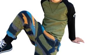 Футболка для бейсбола для мальчиков зеленого и черного цветов Appaman