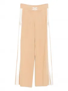 Брюки с логотипом Elisabetta Franchi, нейтральный
