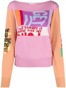 Джемпер в стиле колор-блок CHLOÉ, розовый