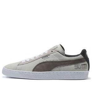 Кроссовки michael lau x suede classic 'white grey' Puma, серый