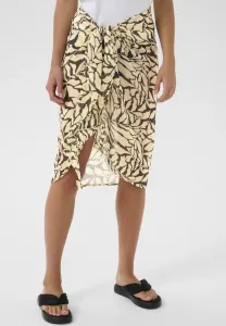 Пляжный аксессуар саронг kasea Kaffe, Black Chalk Leaf Print