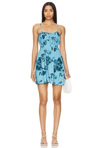 Платье мини x revolve lea Faithfull The Brand, синий