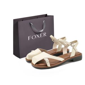 Сандалии с одним ремешком женские FOXER, Beige