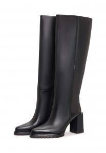 Сапоги на высоком каблуке Cesare Gaspari, черный