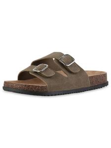 Мюли VAN HILL, оливково-зеленый