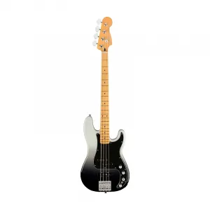 Бас-гитара Fender Player Plus Precision, гриф из клена, цвет Серебряный Дым