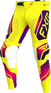 Мотокроссовые штаны FXR podium relay, Black/Pink/Yellow