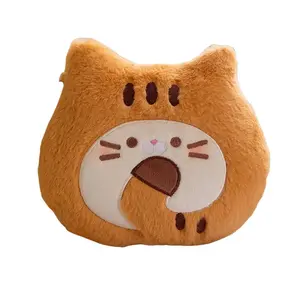 Плюшевая игрушка милый котенок печенье масло, высота 23см Bitter purchase, коричневый