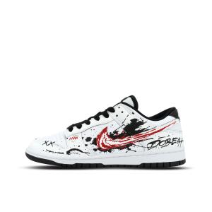 Nike Dunk Trick or Treating XJDD Scarlet Ink Shadow Low top Skateboard Shoes Unisex White Red