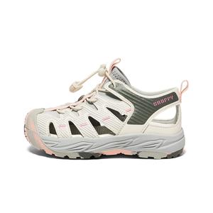 Snoffy Скользоустойчивые и дышащие сандалии White/Gray/Pink Kids'