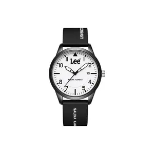 Lee Часы наручные кварцевые с силиконовым ремешком белый циферблат unisex для дня рождения одноклассника к школьному сезону в коробке