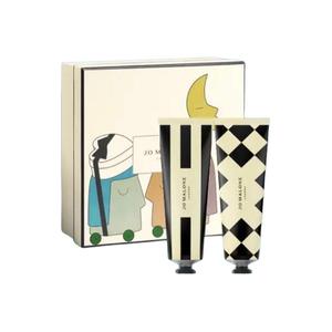 Увлажняющий крем для рук, успокаивающий кожу, 30 мл + 30 мл Jo Malone London, two-piece set: uk pear & freesia hand cream 30ml+lime & basil & citrus hand cream 30ml