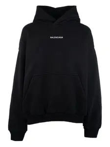 Худи с логотипом BALENCIAGA, черный