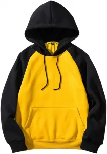 Мужской худи с капюшоном, утепленный, с длинными рукавами Baimiu