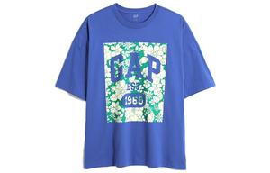 Футболка унисекс синяя GAP SS23