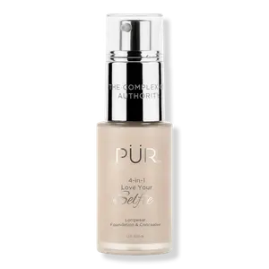 Тональный крем и консилер 4-в-1 Love Your Selfie Longwear Foundation & Concealer PÜR, MN1 Ivory Beige (light medium skin w/ neutral undertones)
