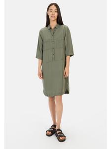 Платье-комбинация с воротником-стойкой зеленого цвета Camel Active