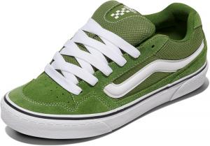 Vans мужские кроссовки Caldrone | Массивные низкие модные кеды в ретро-стиле, Suede/Mesh Twist Of Lime