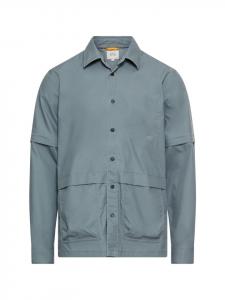 Синяя рубашка с отстегивающимися рукавами Camel Active