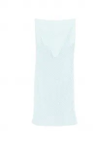 Миди-юбка на эластичном поясе Simkhai, синий