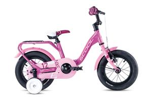 Детский велосипед S'cool niXe 12 1-Gang - 12 дюймов - Tiefeinsteiger - 2025, цвет Pink|Pink/Baby Pink
