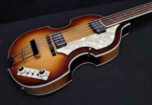 Басс гитара Hofner HCT-500/1-SB Custom Beatle Bass Control plate with Cream Switches & 250K Pots, Tea Cups & Hofner Flats