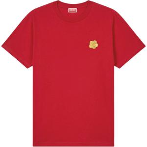 Хлопковая футболка KENZO, красный