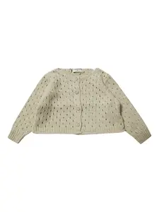 Кардиган Telma с перфорацией 1 + In The Family, бежевый
