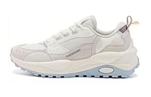 QIAODAN Низкие повседневные туфли с амортизацией, износостойкие, женские, белого и синего цветов