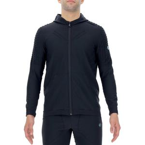 Беговой жакет с капюшоном и молнией по всей длине Uyn, цвет blackboard