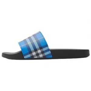 Burberry Слайдеры мужские синие, цвет Blue