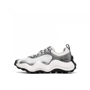 Износостойкие, дышащие, легкие низкие кроссовки на массивной подошве унисекс Acupuncture, White