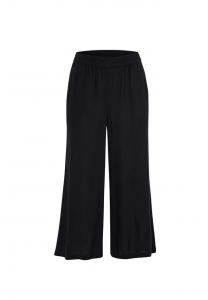 Короткий размер: брюки с поясом и декоративным элементом. Goldner, черный