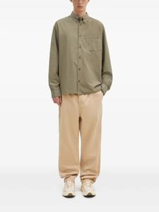 Футболка с вышитым логотипом APC Mateo на кармане A.P.C., зеленый