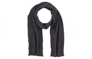 Шарф вязаный мужской серый HUGO BOSS