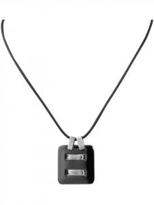 Adeliás Женское резиновое ожерелье, 45 см, черное