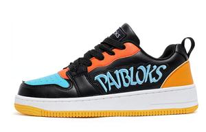 PAIBLOKS Низкие скейтерские кроссовки унисекс - непарные, цвет Mismatched