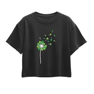 Футболка Boxy для девочек 7-16 лет Shamrock Dandelion Licensed Character