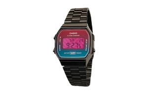 CASIO Часы Retrofit Series Quartz Movement Stainless Steel Ion Plated Strap Watch Men's Watch Multicolor Watch Dial