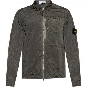 STONE ISLAND Куртка с нашивкой-логотипом, Green