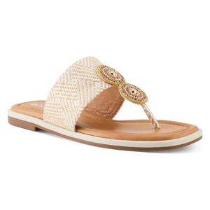 Женские сандалии-шлепанцы Kahli Patrizia, beige multi