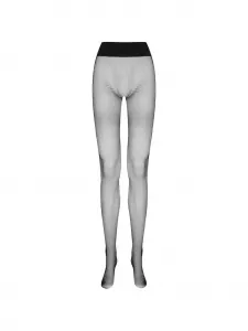 Бесшовные сетчатые колготки из люрекса Maison Close, серый