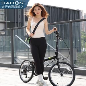 Складной велосипед DAHON classic D6, 20-дюймовый 6-скоростной велосипед для отдыха для взрослых KBC061 Limian black