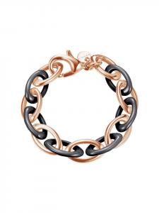 Женский браслет Esprit из нержавеющей стали, цвет розовое золото/черный