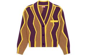 Трикотажная женская фиолетовая футболка KENZO