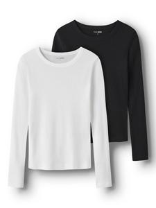 Рубашка TWO SOON, черный/белый