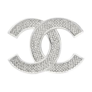 CHANEL Брошь Unisex Silver