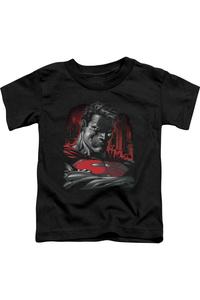 Футболка с коротким рукавом Superman Man Of Steel для малышей Gildan, черный